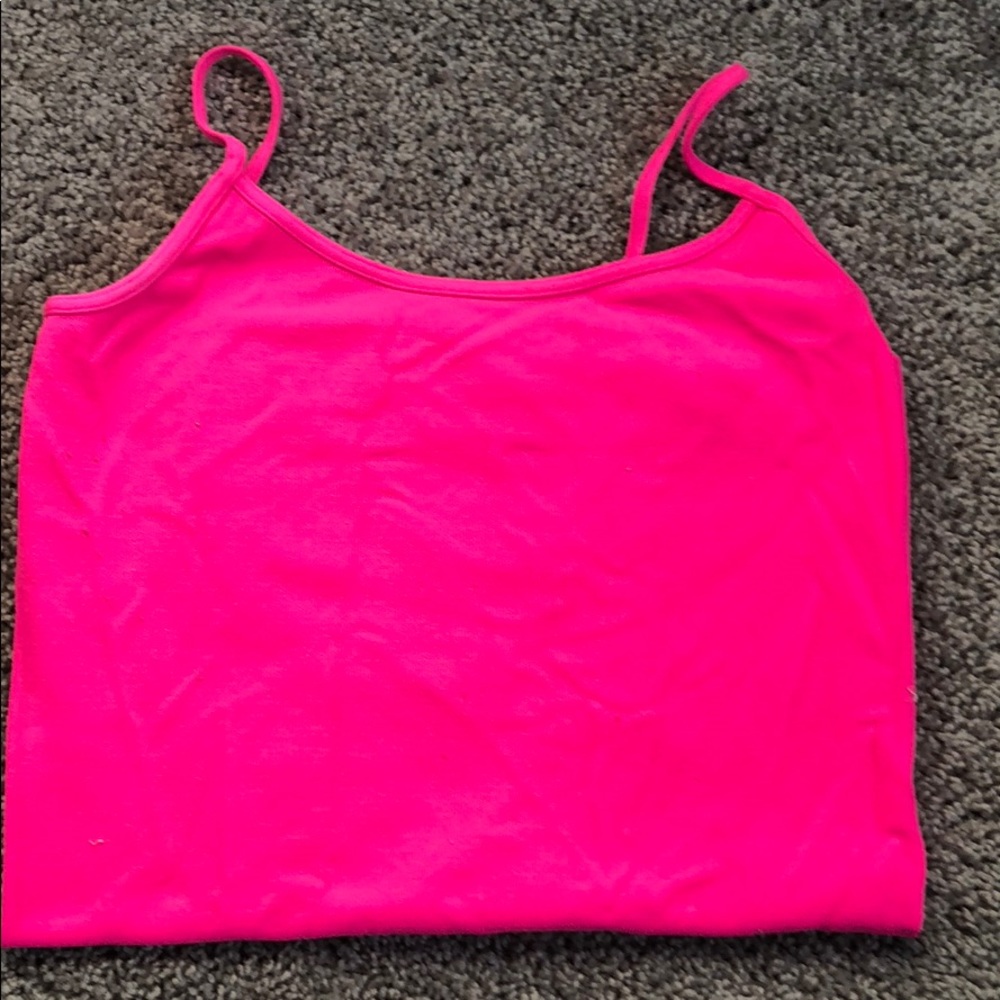 NEON PINK Tight cami SPANDEX